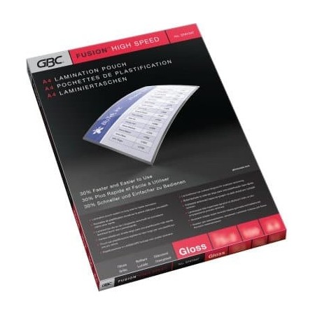 GBC HighSpeed Laminating Pouch A4 2x125 Micron