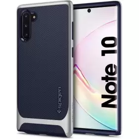 Introducing the Spigen Neo Hybrid Samsung Galaxy Note 10 Arctic Silver case, the ultimate protection for your premium device.