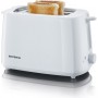 Introducing the Severin AT 2288 2-slice toaster in elegant white, designed to bring convenience and style to your breakfast rout