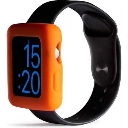Introducing the Boompods Boomtime Silicon Cover for Apple Watch 42mm in vibrant orange!