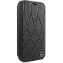 Introducing the sleek and sophisticated Mercedes Book Case Quilted Perf for Apple iPhone 11 Pro Max (6.5) Black.