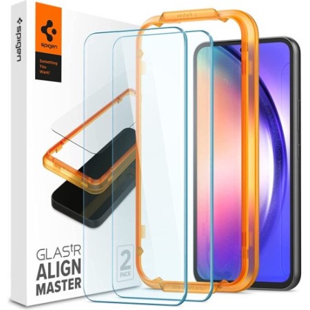 Spigen Tempered Glass GLAS.tR Slim AlignMaster Samsung Galaxy A54 5G Clear [2 PACK]