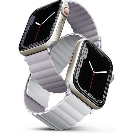 UNIQ Revix Band Apple Watch 4/5/6/7/8/SE/SE2 40/41mm Reversible Magnetic lilac-white