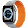 Dux Ducis Magnetic Strap (LD Version) Apple Watch 4/5/6/7/SE/8/Ultra 44/45/49mm gray-orange