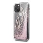 Karl Lagerfeld iPhone 11 Pro rose gold Glitter Signature