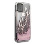 Karl Lagerfeld iPhone 11 Pro rose gold Glitter Signature