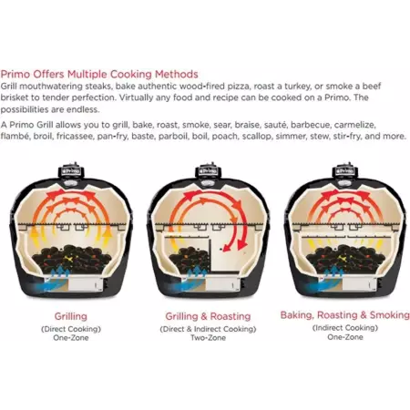 Primo Oval XL 400 & Table Ceramic BBQ Grill
