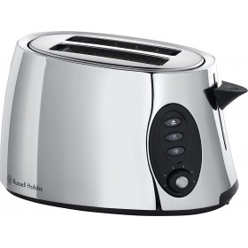 Russell Hobbs 18029 2 Slice Stylis Toaster - Polished Stainless Steel UK Plug Included,  Toasters & Toaster Ovens, Small