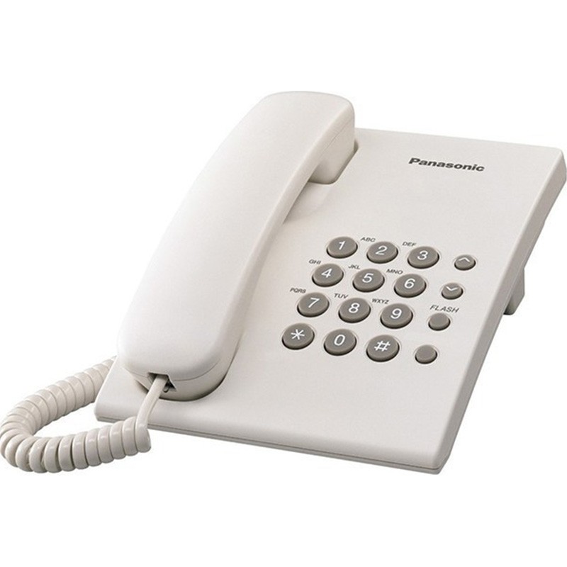 Panasonic Cyprus,  Panasonic KX-TS500EX Corded Telephone White,  Home Phones, IP Telephony, Panasonic, bestbuycyprus.com, panaso