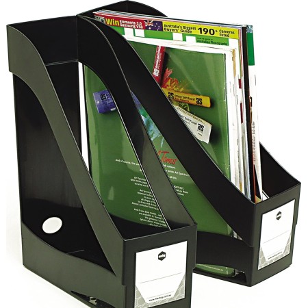 Rexel EcoDesk Magazine Rack Black