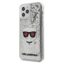 Karl Lagerfeld iPhone 12 Pro Max silver glitter case