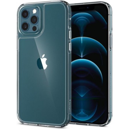 Introducing the Spigen Quartz Hybrid Apple iPhone 12 Pro Max Crystal Clear case - the ultimate fusion of style and protection fo