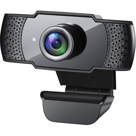 Webcam with Microphone 1080P HD for PC Video Conferencing/Calling/Gaming, Laptop/Desktop Mac, Skype/YouTube/Zoom/Facetime