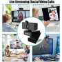 NexiGo 1080P Business Webcam with Dual Microphone & Privacy Cover for Zoom/Skype/Teams Online Teaching, Laptop MAC PC Desktop