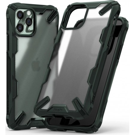 Introducing the Ringke Fusion-X Apple iPhone 11 Pro Max Matte Dark Green, the ultimate protection for your precious device.