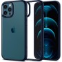 Introducing the Spigen Ultra Hybrid Apple iPhone 12/12 Pro Navy Blue case, the ultimate fusion of style and protection for your 