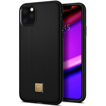 Introducing the Spigen La Manon Classy Apple iPhone 11 Pro Max Black, the epitome of elegance and sophistication.