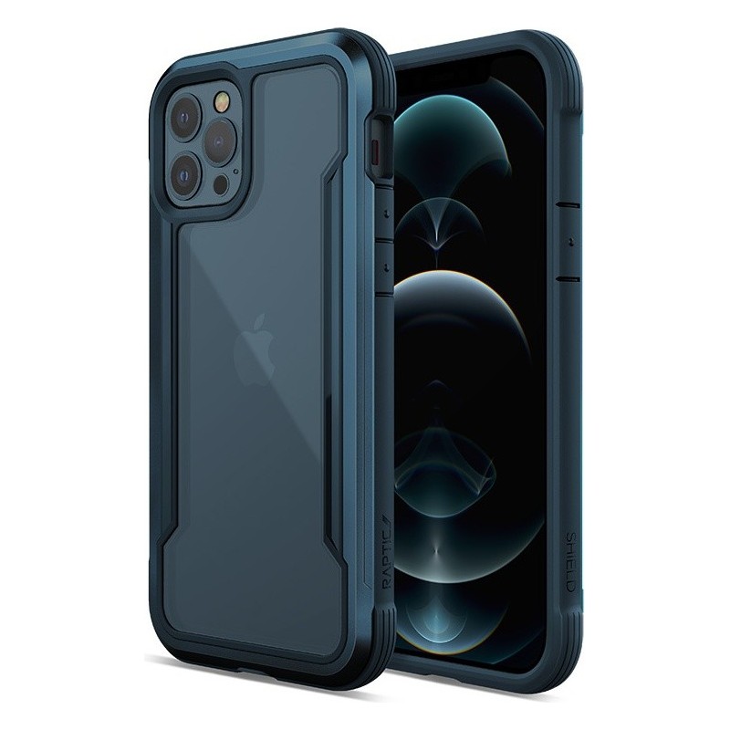 Buy X Doria Raptic Shield Aluminum Case For Iphone 12 Max Iphone 12 Pro Drop Test 3m Pacific Blue Free Delivery Best