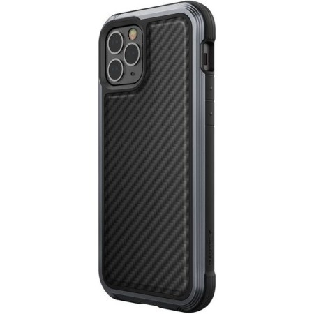 X-Doria Raptic Lux Aluminium Case Apple iPhone 12/12 Pro (Drop test 3m) (Black Carbon Fiber)