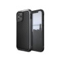 X-Doria Raptic Lux Aluminium Case Apple iPhone 12/12 Pro (Drop test 3m) (Black Carbon Fiber)