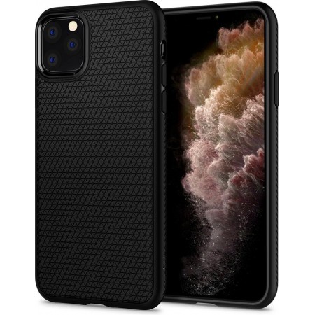 Introducing the sleek and stylish Spigen Liquid Air Apple iPhone 11 Pro Black case, designed to provide ultimate protection with