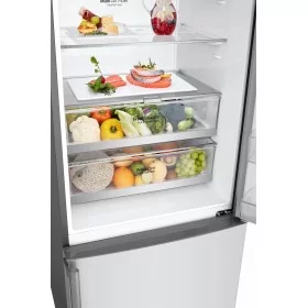 LG Cyprus,  LG GBB569NSAFB fridge freezer Freestanding Inox 451L 5YW,  Refrigerators, Appliances, LG, bestbuycyprus.com, fridge,
