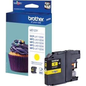 Brother LC-123Y ink cartridge Original Yellow 1 pc(s),  Printing Consumables, Office Machines, Brother, Best Buy Cyprus