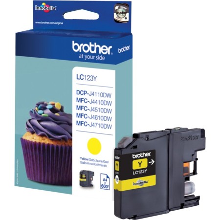 Brother LC-123Y ink cartridge Original Yellow 1 pc(s)