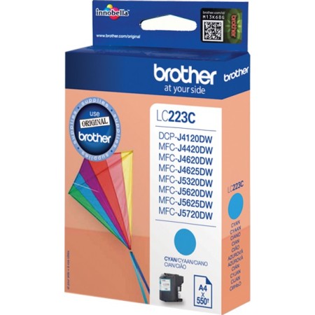 Brother LC-223C Ink Cartridge Original Cyan