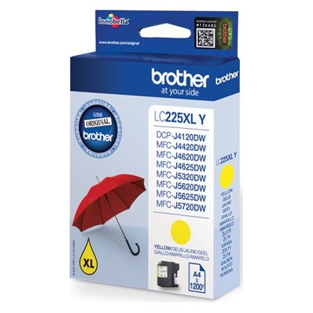 Brother LC-225XLY ink cartridge Original Yellow