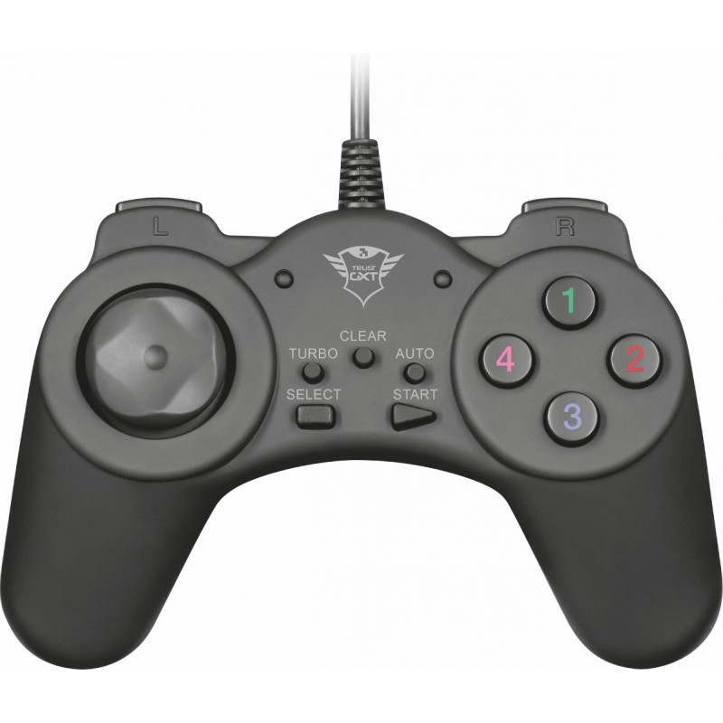 GXT 541 Muta Wired PC Controller, 75% Recycled Materials, 3m Cable, 15  Buttons, Vibration Feedback, Joystick USB Gamepad with Extra D-pad Covers  for