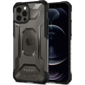 Introducing the Spigen Nitro Force Apple iPhone 12/12 Pro Matte Black - the ultimate fusion of style, durability, and functional