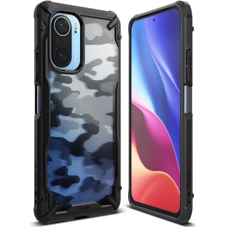 Ringke Fusion-X Design Xiaomi Mi 11i/Mi 11X/Pocophone F3/Redmi K40/K40 Pro/K40 Pro Plus Camo (Moro) Black