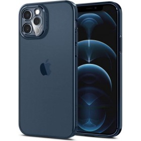 Introducing the Spigen Optik Crystal Apple iPhone 12 Pro Chrome Pacific – the ultimate companion for your beloved device!