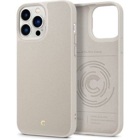 Spigen Cyrill Leather Brick Apple iPhone 13 Pro Max Cream