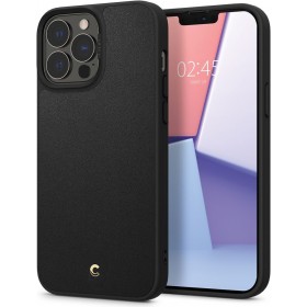 Introducing the Spigen Cyrill Leather Brick Apple iPhone 13 Pro Max Black - a premium protective case that combines style and fu