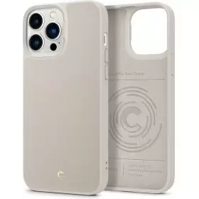 Introducing the Spigen Cyrill Leather Brick Apple iPhone 13 Pro Cream, the perfect combination of style and protection for your 