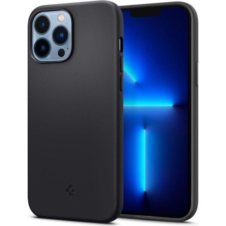 Spigen Silicone Fit Iphone 13 Pro Black