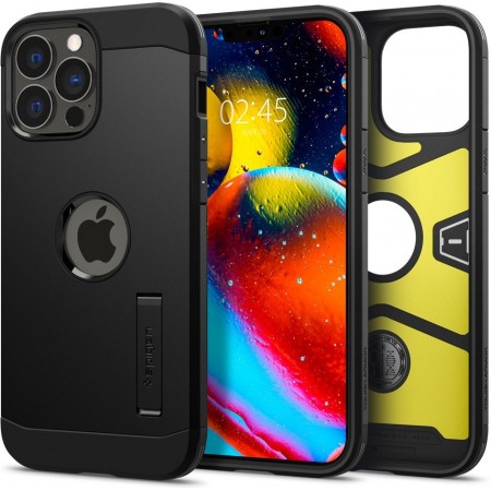 Introducing the Spigen Tough Armor Apple iPhone 13 Pro Black – the ultimate blend of style and durability for your beloved devic