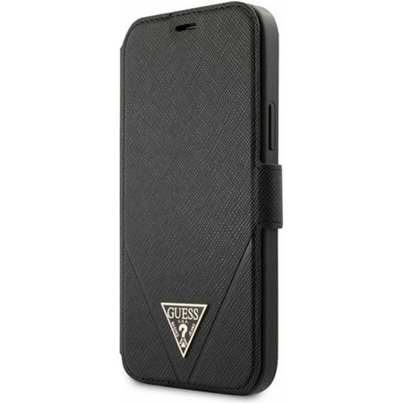 Guess Apple iPhone 12/12 Pro black book Saffiano