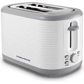 Introducing the Morphy Richards Arc 2 Slice Toaster White with a UK Plug, the perfect addition to your kitchen that combines sty