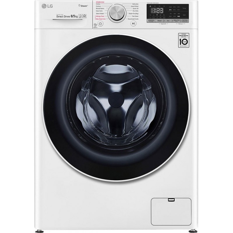LG Cyprus,  LG F4DV508S0E washer dryer 8/6 Kg White E,  Freestanding Washer Dryers, Laundry, LG, bestbuycyprus.com, washer, drye