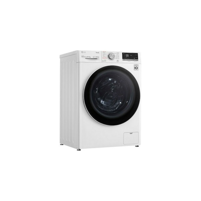 LG Cyprus,  LG F4DV508S0E washer dryer 8/6 Kg White E,  Freestanding Washer Dryers, Laundry, LG, bestbuycyprus.com, f4dv508s0e, 