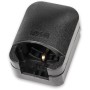 Europe to UK Mains Connector Converter Rated At 13A Black