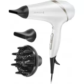 Introducing the Remington Hydraluxe Hair Dryer with Moisture Lock Conditioners, the ultimate tool for achieving salon-quality ha
