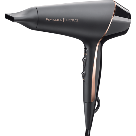 Remington Proluxe Ionic Hairdryer with Styling Shot and Intelligent OPTIHeat Control Settings