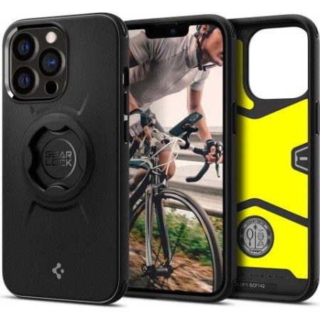 Spigen Gearlock GCF141 Bike Mount Case Apple iPhone 13 Pro Max Black