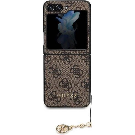 Guess Samsung Galaxy Z Flip 5 hardcase 4G Charms Collection brown