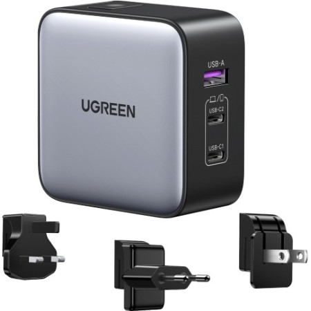 Introducing the Ugreen 65W Nexode GaN Headset, Mobile phone, Notebook, Smartwatch, Tablet Grey USB Fast charging Indoor – your u