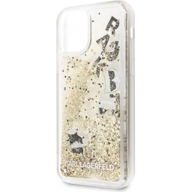 KARL LAGERFELD Cyprus,  Karl Lagerfeld KLHCN58ROGO iPhone 11 Pro black & gold hard case Glitter,  Mobile Phones & Cases, Phones 